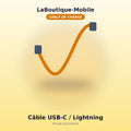 Câble USB-C vers Lightning 1m
