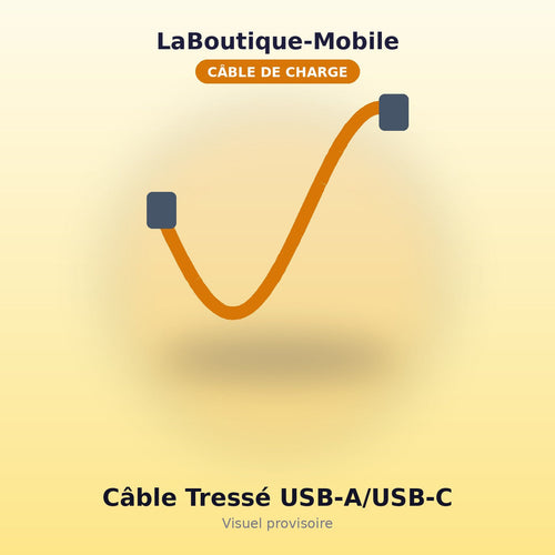 Câble Tressé USB-A vers USB-C 2m
