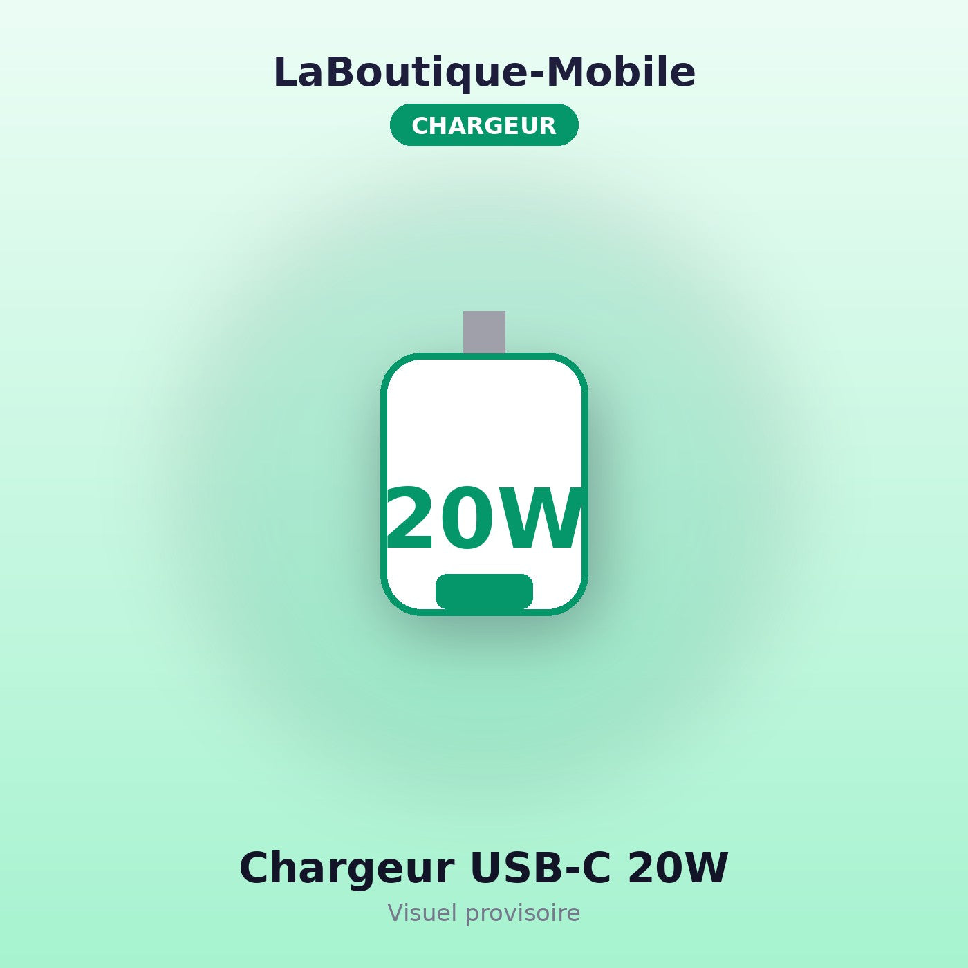 Chargeur Secteur USB-C 20W