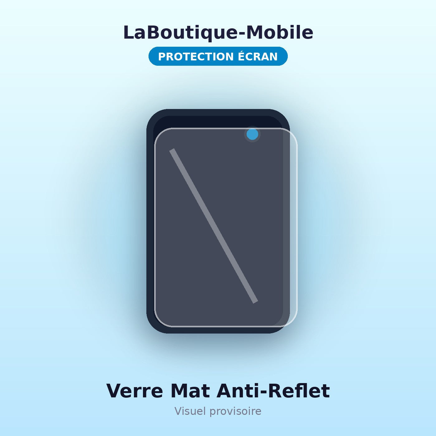 Verre Trempé Mat Anti-Reflet
